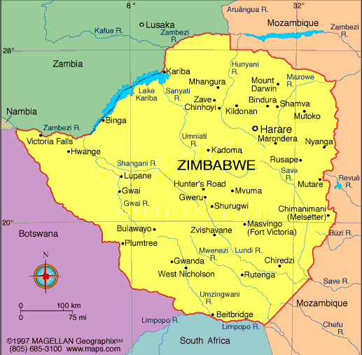 zimbabwe map expression